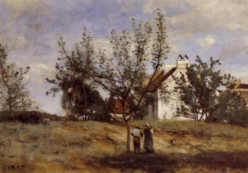 讓 巴蒂斯特 卡米耶 柯羅 An Orchard at Harvest Time 讓 巴蒂斯特 卡米耶 柯羅 An Orchard at Harvest Time